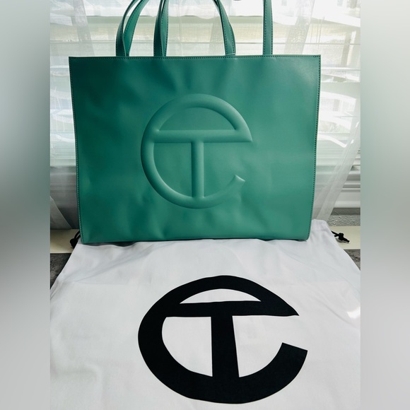 Telfar Handbags - TELFAR Large Shopping Bag-Sage